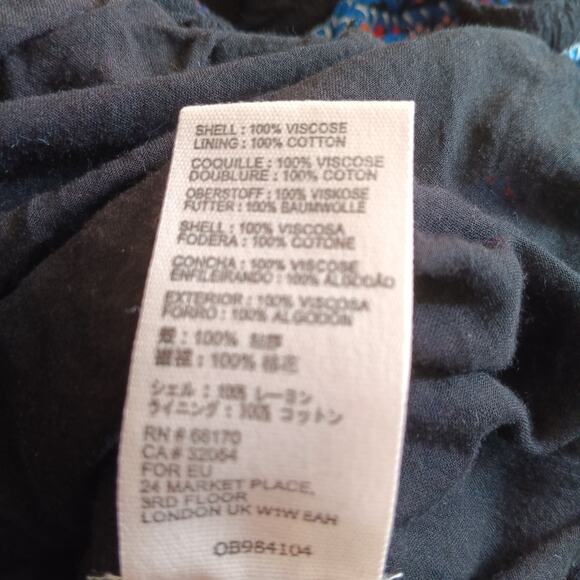 Free People Aurora Embellished Black Crop Top S - Picture 7 of 7